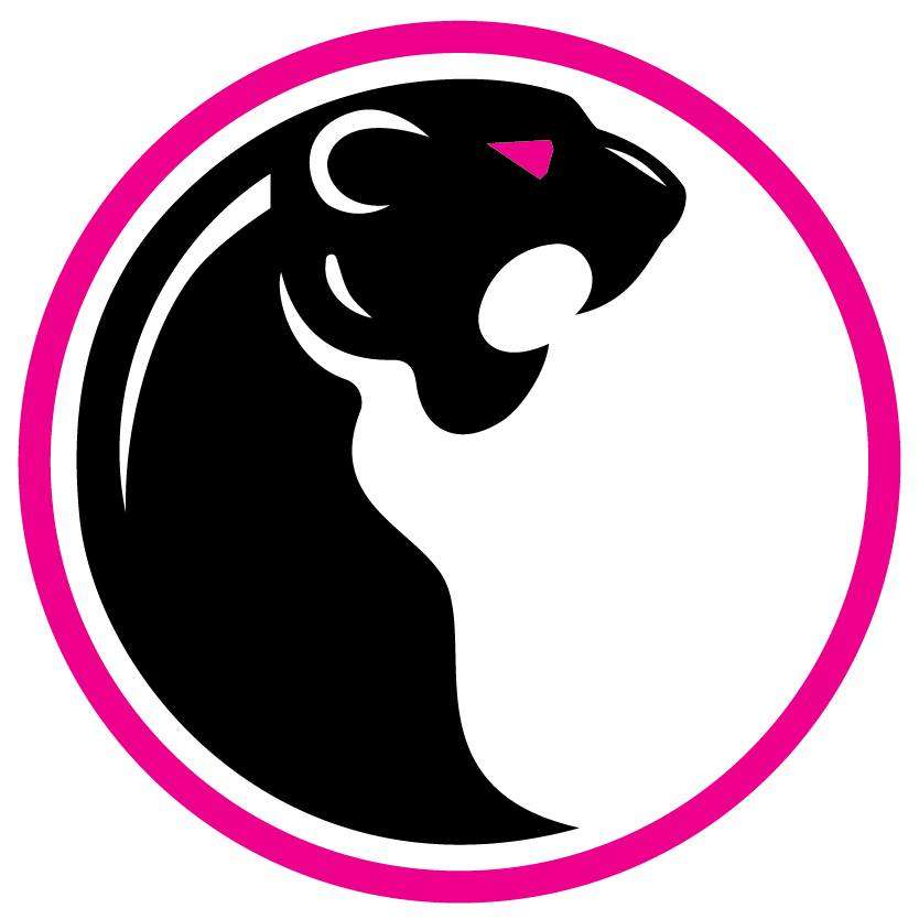 Group: pink panthers varsity  Carolina panthers, Panther logo