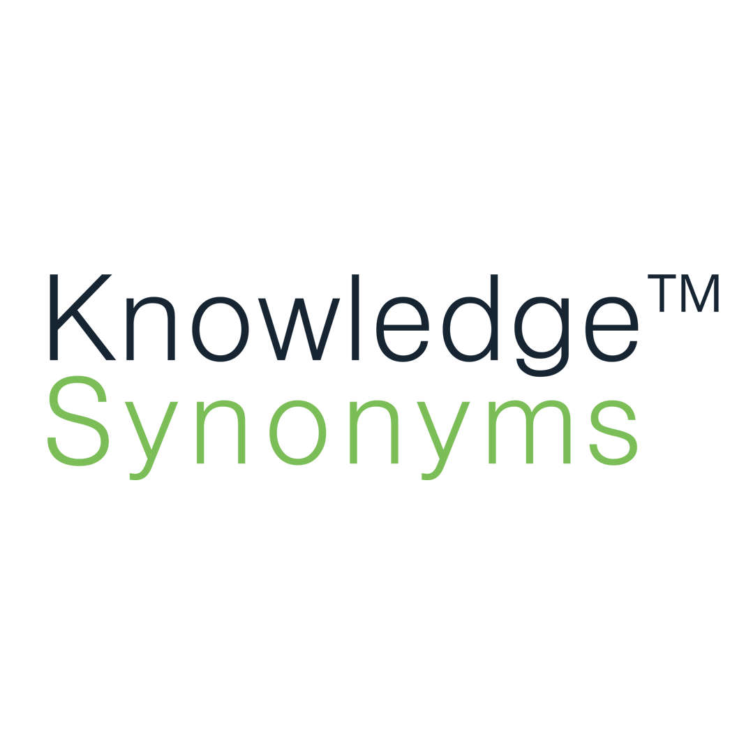 Knowledge Synonyms