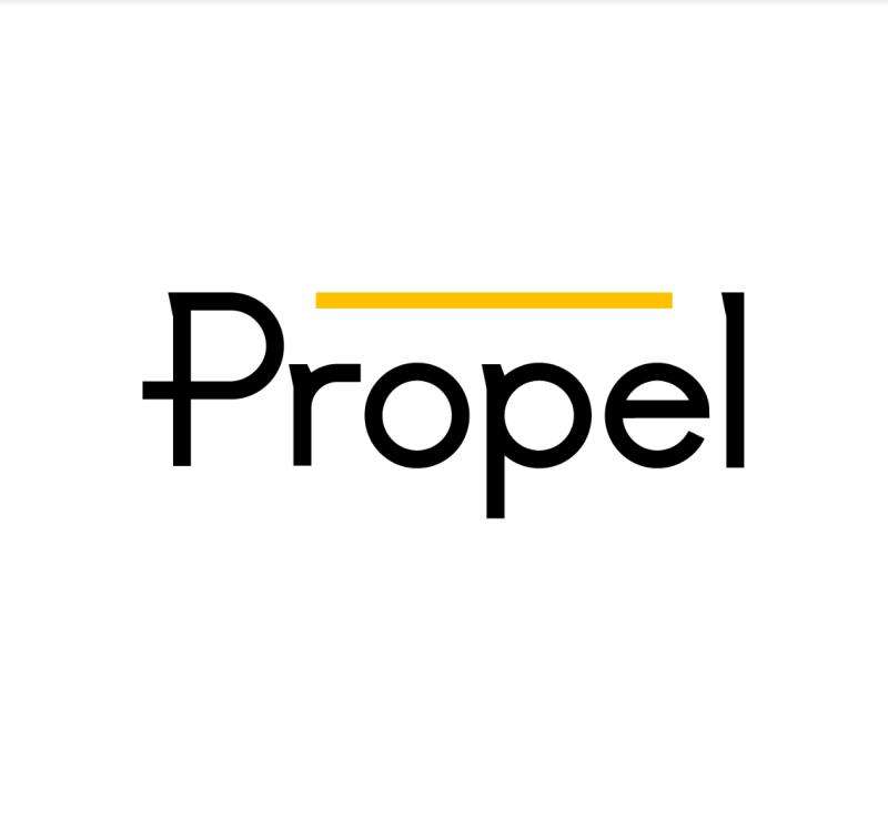 Propel startup company logo