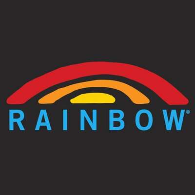 Rainbow sale sandals logo