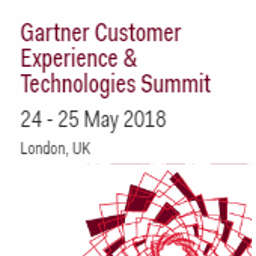 Gartner Customer Experience & Technologies Summit London 2018 201805