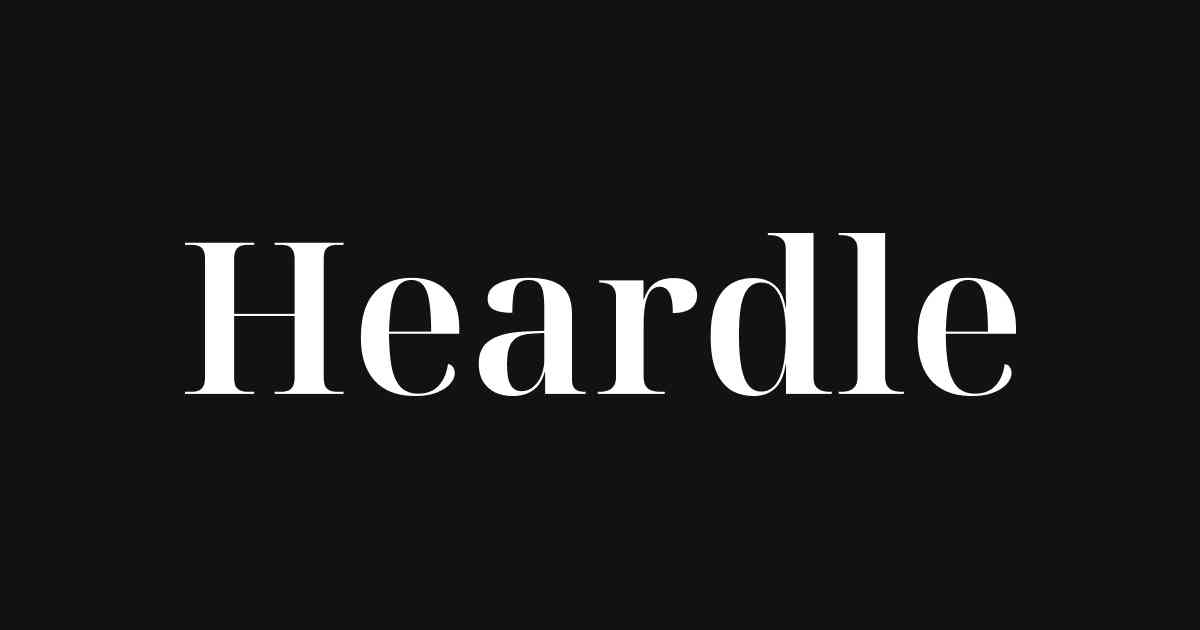 Heardle