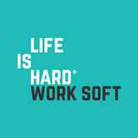 Life Is Hard - Work Soft logo