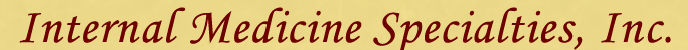Internal Medicine Specialties