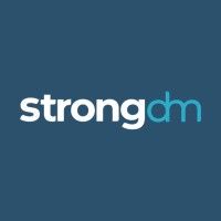 StrongDM logo - Privileged Access & Secrets Mgmt.
